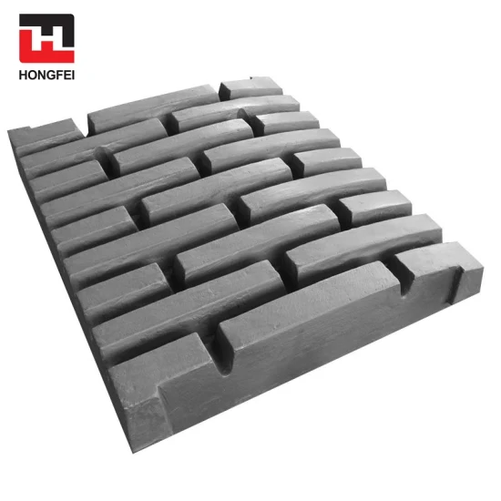 OEM Wear Resistant High Manganese Steel Casting Tooth Plate Jaw Crusher Parts Fixed Swing Jaw Plate